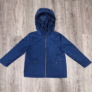 The Children’s Place Navy Quilted Hooded Jacket Size 5T